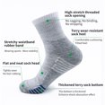 thumbnail image 4 of Hehanda 3 Pairs of Professional Basketball Socks - Mid-Calf Towel Bottom Sports Socks, 4 of 6