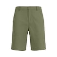 thumbnail image 6 of Cotton Linen Shorts for Men Summer Casual Lightweight Wide Straight Leg Relaxed Fit Beach Shorts with Pockets, 6 of 6