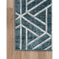 thumbnail image 6 of Unique Loom Matrix Trellis Collection Area Rug - Motif (3' 3" x 5' 3" Rectangle Blue/Ivory), 6 of 7