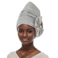 thumbnail image 2 of Seductiva Heardband Turban Cap Muslim Head for Black Women Stretchy Head Scarf African Hair for Natural Hair Turban Headwraps Tie Headbands Stretch Pleated Women Headscarf Hat, 2 of 4