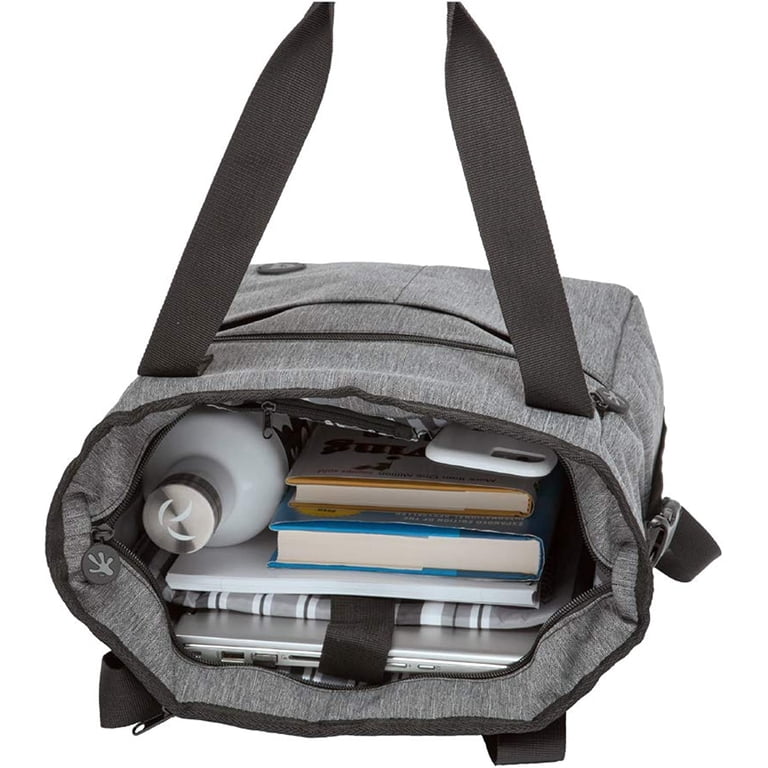 Geckobrands Convertible Tote & Backpack Everyday Grey 