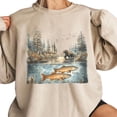 thumbnail image 4 of Vintage Trout Fishing Graphic Sweatshirt for Men and Women, 4 of 6