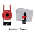 thumbnail image 5 of Korky Flush Ball Toilet Flapper for Kohler Repairs - Easy Installation - 2" Red, 5 of 5
