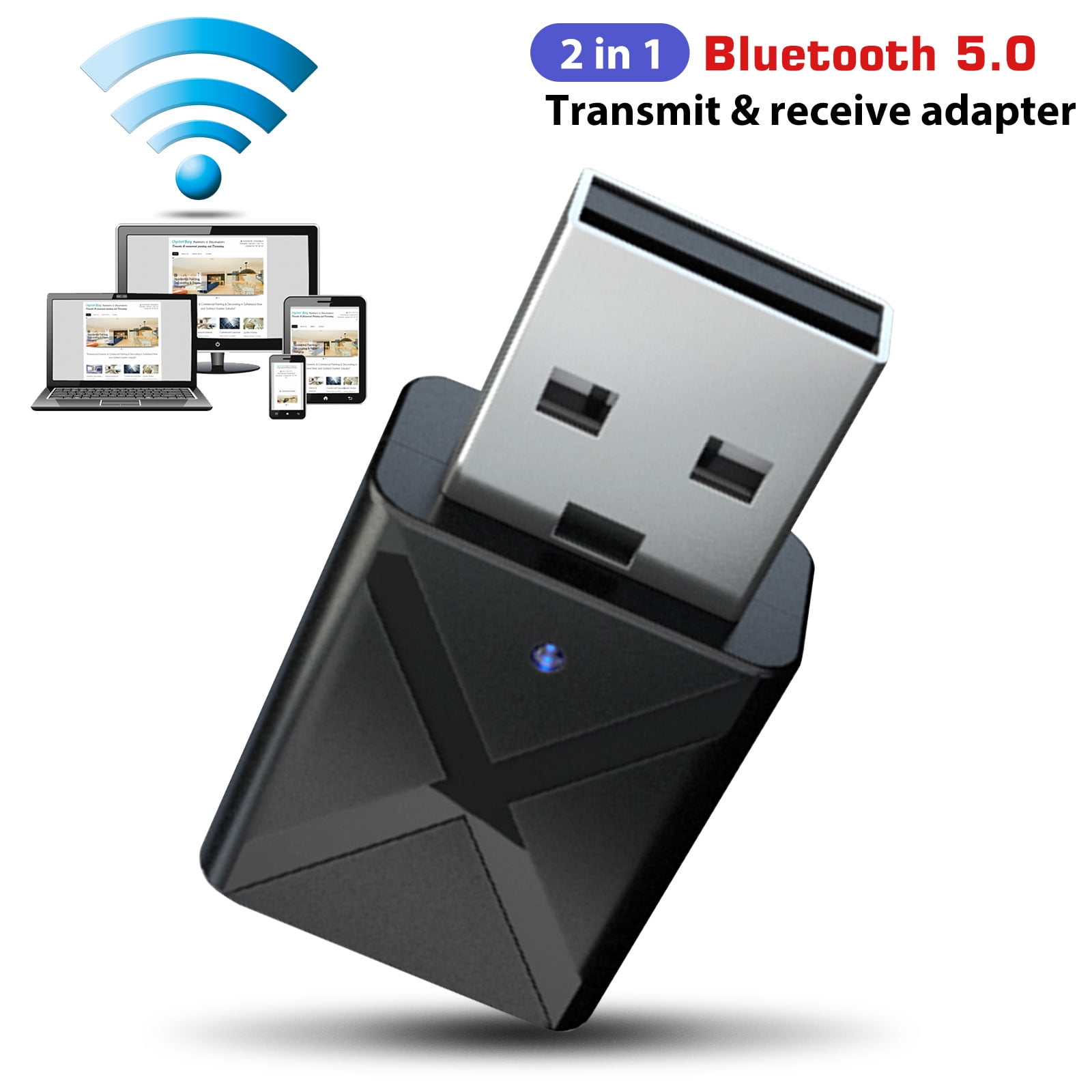 3.5mm Wireless USB Bluetooth Aux Stereo Audio Adapter Plug and Play
