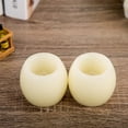 thumbnail image 2 of 2pcs Flickering Battery Operated Simulation Candle Flameless LED Tea Light Candlelit For Seasonal Festival Celebration, 2 of 8