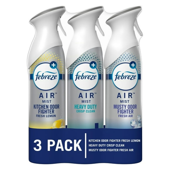 Aerosol ambientador Febreze Heavy Duty Kitchen, 260 ml, paquete de 3