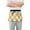 Colorful Gingham, variant on Lemon and Leaf Server Apron with 3 Pockets Waterproof Waitress Waist Short Apron for Man Woman 12 Inches