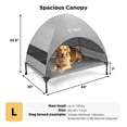 thumbnail image 4 of Cama elevada para perros Veehoo Outdoor con toldo de 107 x 76 x 85 cm, 4 of 7