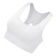 thumbnail image 1 of Wirefree Sports Bra Yoga Running Underwear for Women White Comfortable Nylon Fitness 1Pcs, 1 of 2