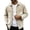 Beige, variant on Corduroy Shirt Jacket for Men Button Front Loose Fit Shacket Lightweight Cardigan Jacket with Pockets for Fall Winter Dark Gray S