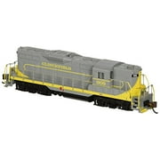 Bachmann 62456 N Scale EMD GP7 Diesel Locomotive Clinchfield 908 (with Dynamic Bbrakes, Grey and Yellow) - DCC on Board