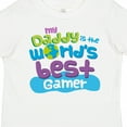 thumbnail image 4 of Inktastic World’s Best Gamer Daddy Boys or Girls Toddler T-Shirt, 4 of 5