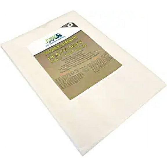 10 Mil Waterproof White Tarp H.D. Reinforced Corners (Industrial Quality) (7'x20')