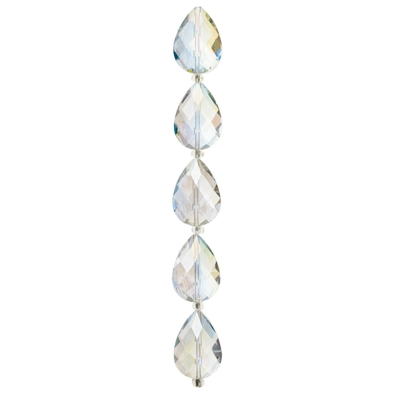 Clear teardrop beads best sale