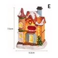 thumbnail image 5 of Gunhay Battery Powered Christmas Village House Decoration with LED Light, E, 5 of 7