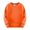 Orange, variant on Tanghaowl Kids Hoodies Toddler Kids Baby Boys Girls Crewneck Pullover Thicked Lined Sweatshirt Children Solid Plush Babies Colorful Tops Coat Green 6-7 Years