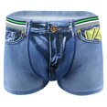 thumbnail image 2 of Calzoncillos Tipo Bóxer con Estampado ezclilla para Hombre Trunks Pantalones Shorts Ropa Interior M-2XL - Azul, SG Yinane Calzoncillos tipo bóxer para hombre, 2 of 8