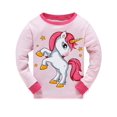 thumbnail image 3 of Children's Girl Cute UnicornGirl Printed Pajamas Set, 3 of 6
