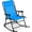 Aqua Blue, variant on NurtureTail Outdoor Zero Gravity Rocking Chair, Folding Reclining Patio Lounge Chair with Adjustable Pillow for Lawn, Beach, Camping - Sage Green