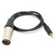 thumbnail image 3 of Cable de 3.5 mm A XLR Cable de 1/8 Pulgada TRS Macho A XLR Cable de Convertidor de Audio Equilibrado Masculino Para, 3 of 7