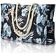 thumbnail image 1 of Bolsa de playa grande impermeable Li build Flor negra, 1 of 5