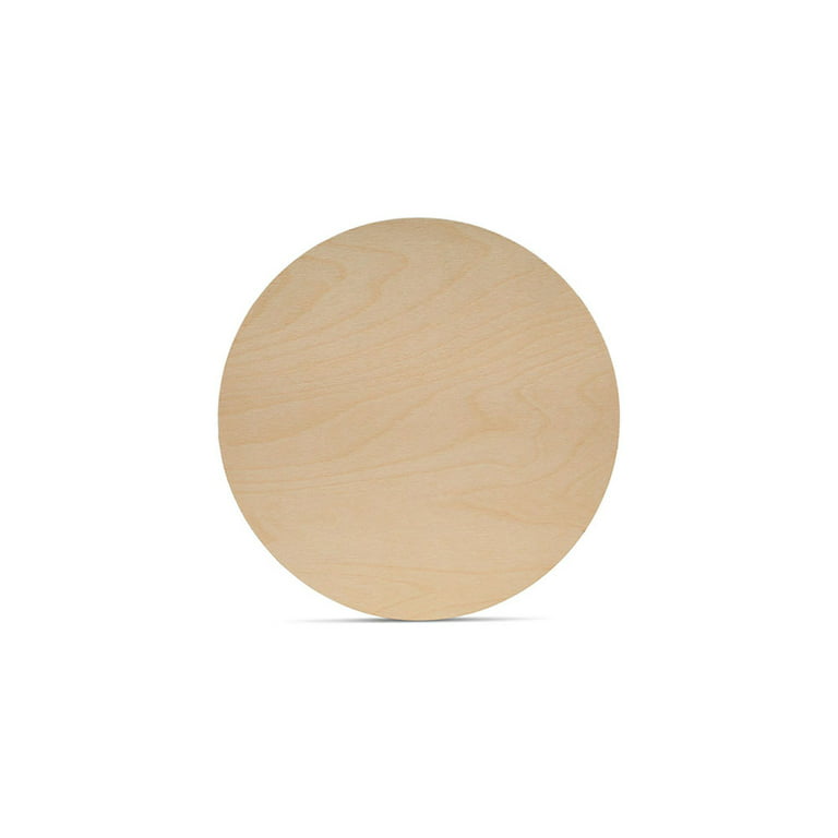 Wood Discs for Crafts, Blank Tokens, or Wooden Coins, 2 inch, 1/16 inch Thick, Pack of 100 Unfinished Wood Circles, by Woodpeckers