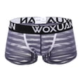 thumbnail image 1 of toraway Men's Ultra Thin Non Marking Mesh Transparent Sheer See Through Boxers S, 1 of 4