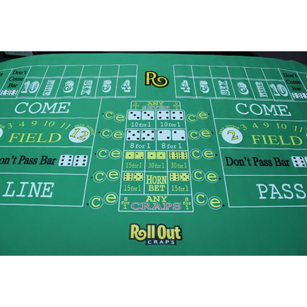 Rollout Gaming Craps Table Top