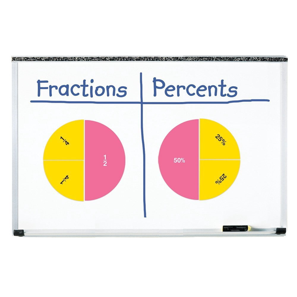 Learning Resources LER1616 Double Sided Magnetic Fraction Circles