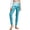 Light Blue, variant on Kids Girls Splash-Ink Print Ballet Tights Yoga Leggings High Waist Sequins Gymnastics Dance Pants Blue 12