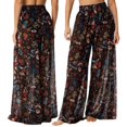 thumbnail image 3 of Pantalones Anchos de Cintura Alta con Elástico para Mujer, Pantalones Casuales Largos para Estar en Casa Color M, 3 of 6