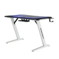 thumbnail image 4 of Dardashti 29.72" Gaming Desk with built in LED Lights in Arctic White, 4 of 9