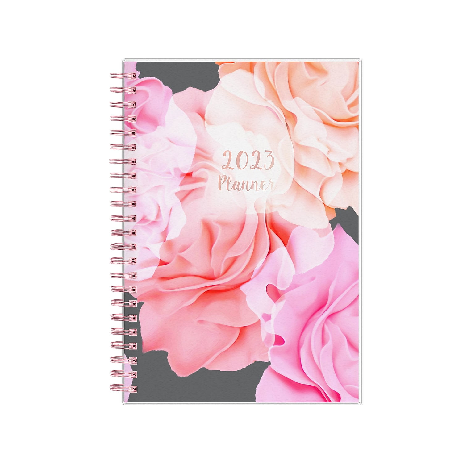Blue Sky 2021 Weekly & Monthly Planner Twin-Wire Binding Orchid 5 x 8 124096 Flexible Cover 