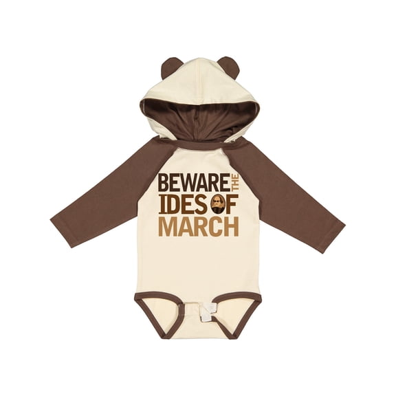 Inktastic Beware The Ides Of March Boys or Girls Long Sleeve Baby Bodysuit