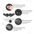 thumbnail image 3 of 1/10Pcs Portable Liquids, Powder, Seeds Screwcap 10ml (0.3 Oz) Liquid Sampling Sample Clear Bottles Vial Glass Bottles Vials Empty Jars 1PC, 3 of 8