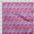 thumbnail image 4 of oneOone Cotton Silk Pink Fabric Abstract Fabric For Sewing Printed Craft Fabric By The Yard 42 Inch Wide, 4 of 5