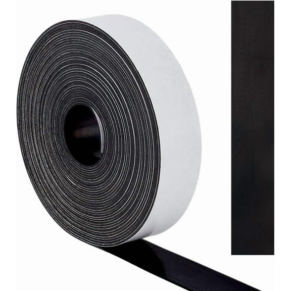 Solid Rubber Sheets 26 Ft Long Rubber Rolls Strips with Adhesive Backing Self Adhesive Rubber Waterproof Strip for DIY Making