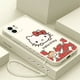 thumbnail image 3 of Funda de teléfono de dibujos animados Hello kitty para Samsung Galaxy, S24, S23, S22, S21, S20 Ultra FE, S10, 4G, S9, S10E, Note 20, 10, 9 Plus, con cordón, 3 of 5