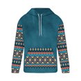 thumbnail image 3 of Sudadera con capucha para hombre, moda informal, estilo casual, con estampado de movimiento, suéter con capucha, blusa de poliéster para hombre, 3 of 4