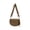 Brown, variant on CXKKK Women's Crescent Crossbody Bag, Casual Shoulder Bag Large Capacity Shell Bag with Adjustable Strap Checkered Pattern, Light Brown