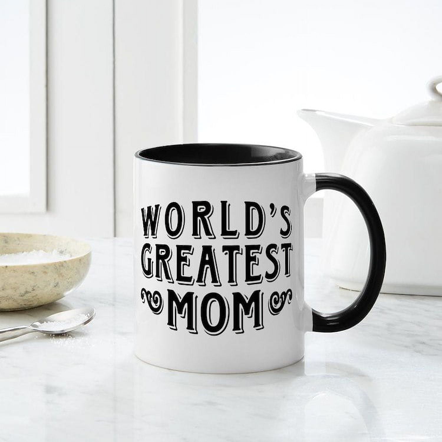 16oz Stoneware World's Greatest Mom Mug - Parker Lane