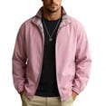 thumbnail image 2 of WIZUTIZ Men's Reversible Jacket Plaid Zip Up Loose Thin Sports Coat Polyester Spandex Waterproof Windproof for Hiking Camping Outdoor Daily Mens Fashion, 2 of 7