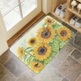 thumbnail image 4 of Sunflower Yellow Welcome Doormat for Indoor/Outdoor Entrance Sunflower Yellow Decoration Door Mat Kitchen Door Mat Bedroom Doormat 17x30 Inch, 4 of 6
