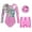 Pink, variant on TiaoBug Kids Girls 2 Piece Sport Active Dancewear Sparkly Gymnastics Leotards with Shorts Set Rose 4