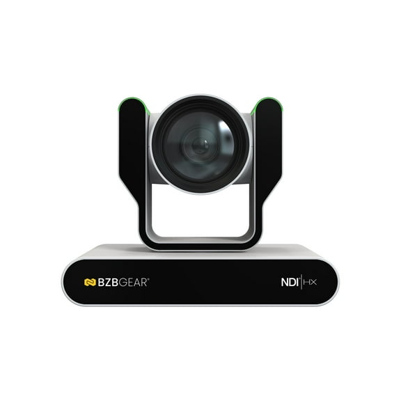 BZBGEAR 12X 1080P FHD Auto Tracking HDMI/3G-SDI/USB 2.0/USB 3.0/NDI|HX Live Streaming PTZ Camera with Tally Lights (White)