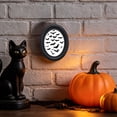 thumbnail image 5 of Roiihwy Halloween Wall Decor, Ghost Framed Dark Ghost Holding Candle Oval Wall Art, Spooky Halloween Oval Walls Decor, Vintage Gothic Canvas Artwork Hanging Decor, 5 of 6