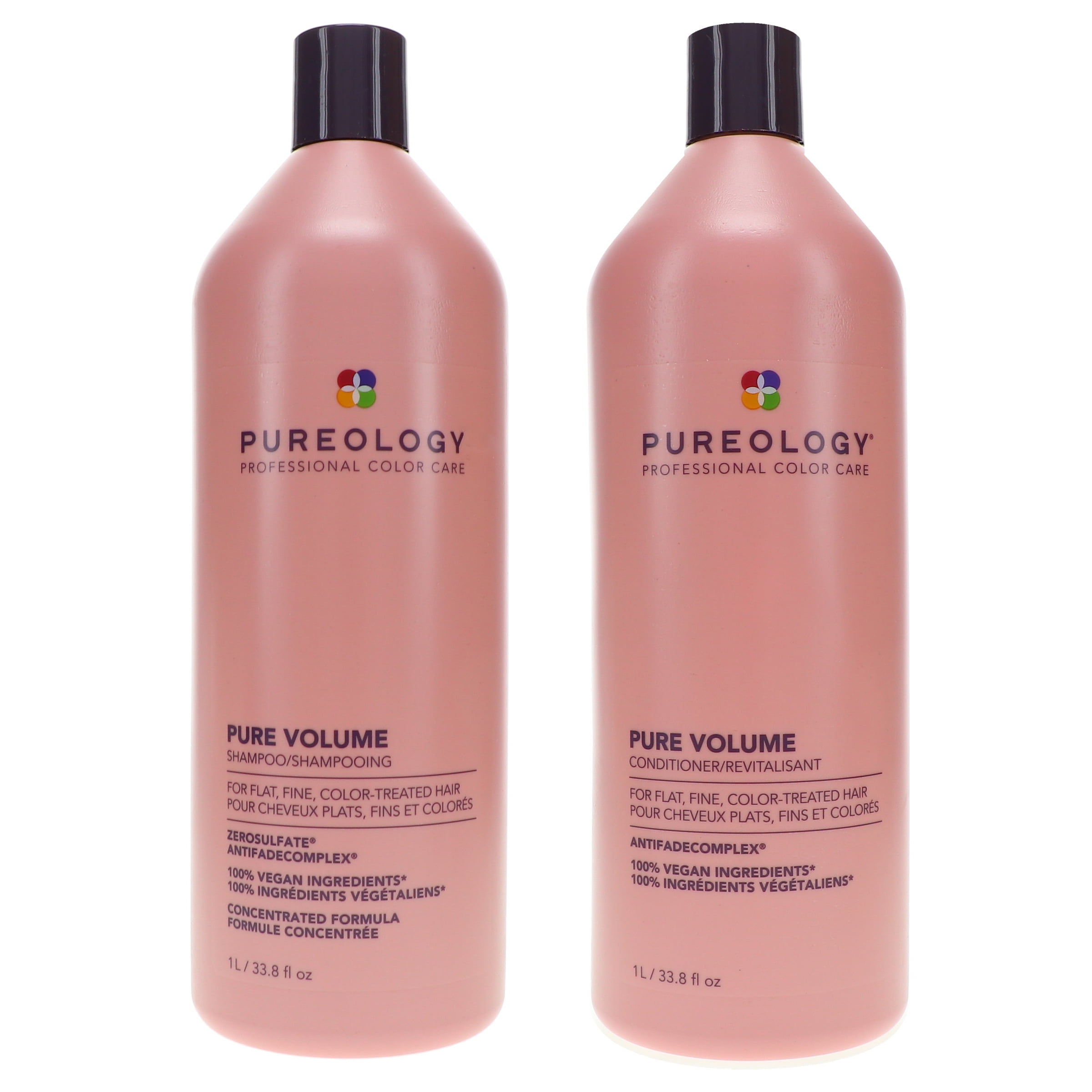Pureology Pure Volume Shampoo 33.8 oz & Pure Volume Conditioner 33.8 oz ...