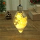 thumbnail image 5 of Bolas de hortensias brillantes, adornos navideños transparentes, lámpara de araña de cristal con luz ajustable, 13 cm, para uso doméstico o comercial.,Vsgery, 5 of 8