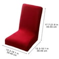 thumbnail image 3 of Chair Covers Elastic Dining Chair Covers Stretchable Tablecloth Set for Kitchen Dining Room(1Pcs) Rkxzt, 3 of 9