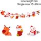 thumbnail image 1 of Adornos navideños para árbol de Navidad, pancarta colgante de Papá Noel para decoración del hogar, regalos de Año Nuevo 2023, 2024, 1 of 4